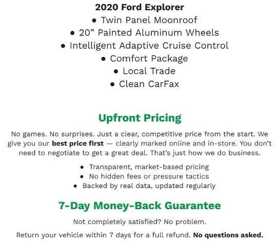 2020 Ford Explorer XLT 4WD