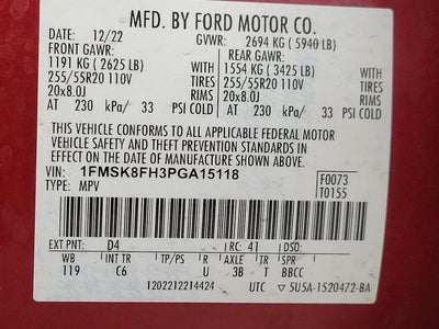 2023 Ford Explorer Limited 4WD