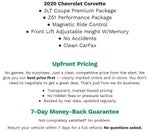 2020 Chevrolet Corvette Stingray 2dr Stingray Cpe w/3LT