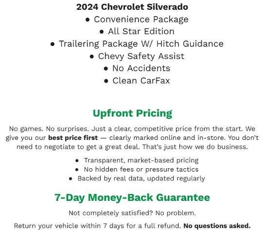 2024 Chevrolet Silverado 1500 4WD Crew Cab 147 LT w/2FL