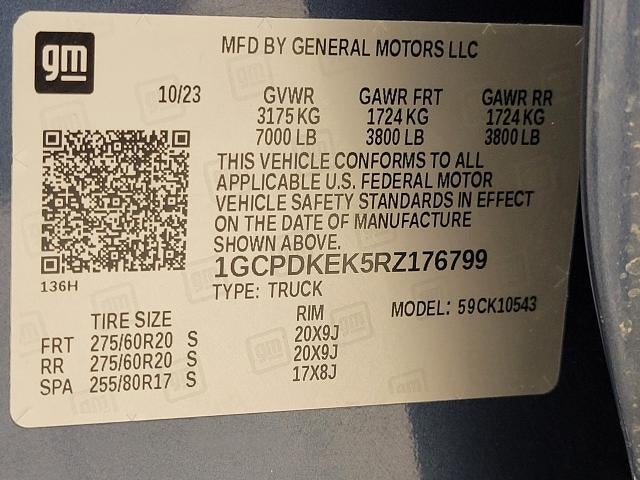 2024 Chevrolet Silverado 1500 4WD Crew Cab 147 LT w/2FL