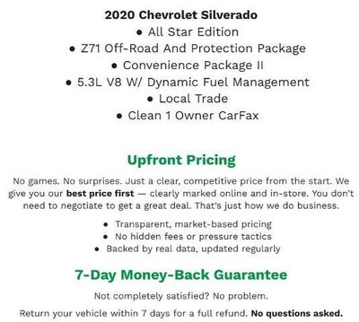 2020 Chevrolet Silverado 1500 4WD Double Cab 147 RST