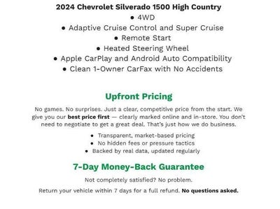 2024 Chevrolet Silverado 1500 4WD Crew Cab 147 High Country