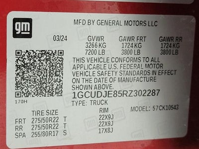 2024 Chevrolet Silverado 1500 4WD Crew Cab 147 High Country