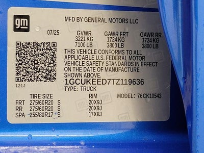 2026 Chevrolet Silverado 1500 4WD Crew Cab 147 RST