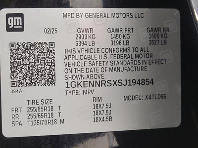 2025 GMC Acadia AWD 4dr Elevation