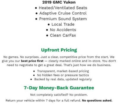 2019 GMC Yukon XL 4WD 4dr Denali