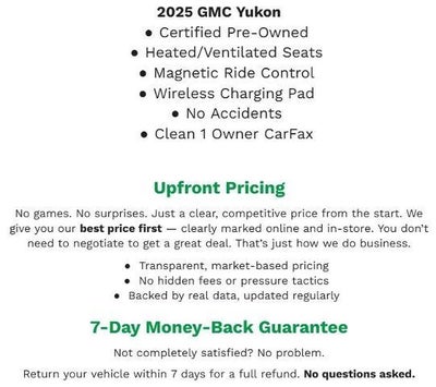 2025 GMC Yukon XL 4WD 4dr Denali