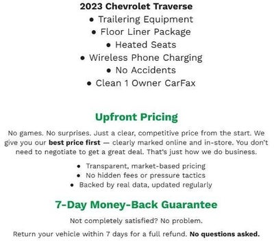 2023 Chevrolet Traverse AWD 4dr LT Cloth w/1LT