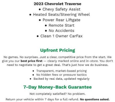 2023 Chevrolet Traverse AWD 4dr LT Leather