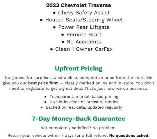 2023 Chevrolet Traverse AWD 4dr LT Leather