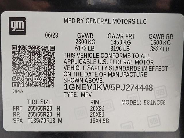 2023 Chevrolet Traverse AWD 4dr RS