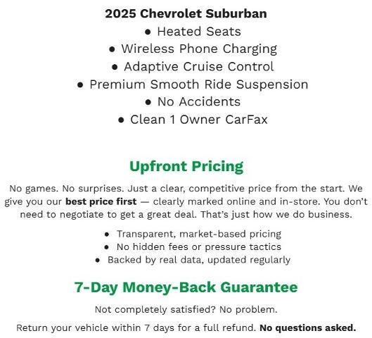 2025 Chevrolet Suburban 4WD 4dr Z71