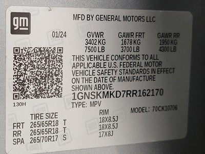 2024 Chevrolet Tahoe 4WD 4dr LS