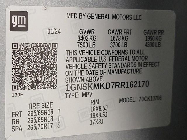 2024 Chevrolet Tahoe 4WD 4dr LS