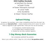 2023 Cadillac Escalade ESV 4WD 4dr Premium Luxury