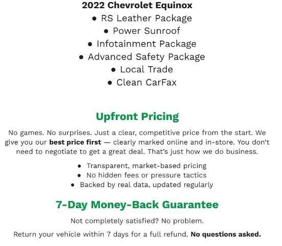 2022 Chevrolet Equinox AWD 4dr RS