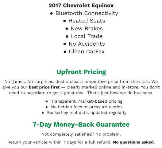 2017 Chevrolet Equinox AWD 4dr LT w/1LT