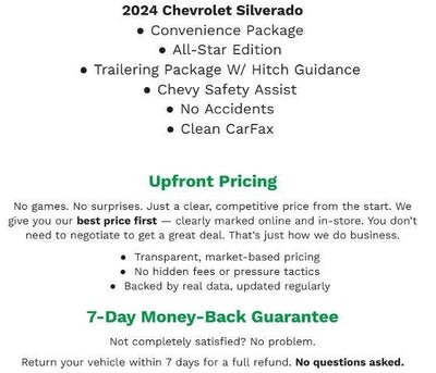 2024 Chevrolet Silverado 1500 4WD Crew Cab 147 LT w/2FL