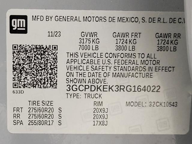 2024 Chevrolet Silverado 1500 4WD Crew Cab 147 LT w/2FL