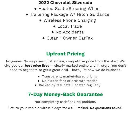 2022 Chevrolet Silverado 1500 4WD Crew Cab 147 LT Trail Boss