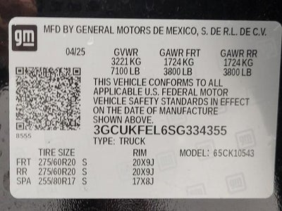 2025 Chevrolet Silverado 1500 4WD Crew Cab 147 LT Trail Boss