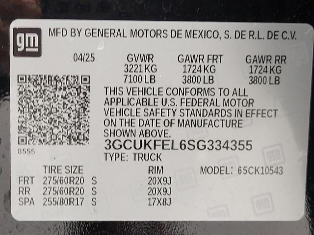 2025 Chevrolet Silverado 1500 4WD Crew Cab 147 LT Trail Boss