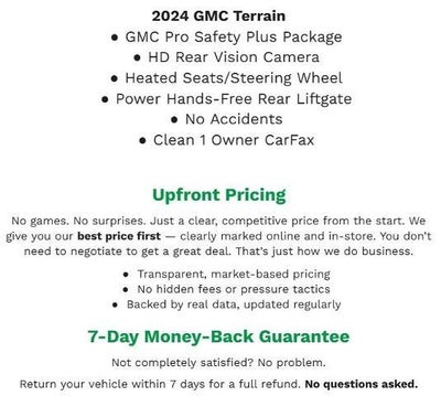2024 GMC Terrain AWD 4dr SLT