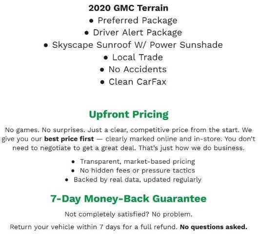 2020 GMC Terrain AWD 4dr SLT