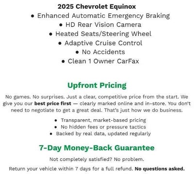 2025 Chevrolet Equinox AWD 4dr LT w/2LT