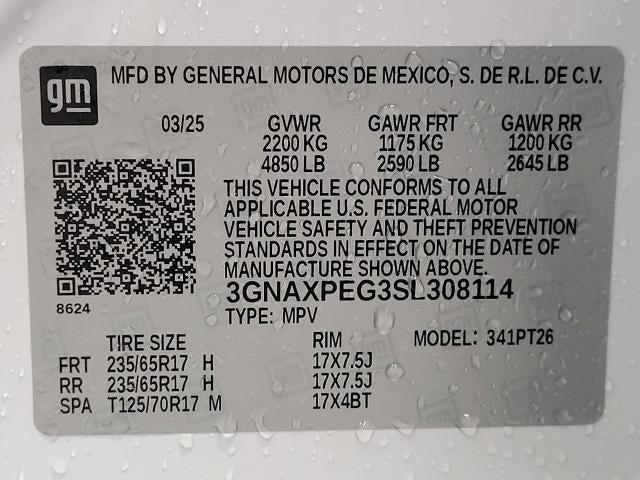2025 Chevrolet Equinox AWD 4dr LT w/2LT
