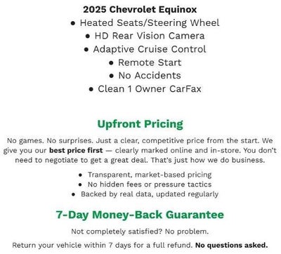 2025 Chevrolet Equinox AWD 4dr LT w/2LT