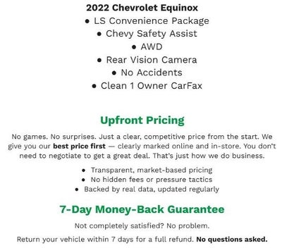 2022 Chevrolet Equinox AWD 4dr LS w/1LS