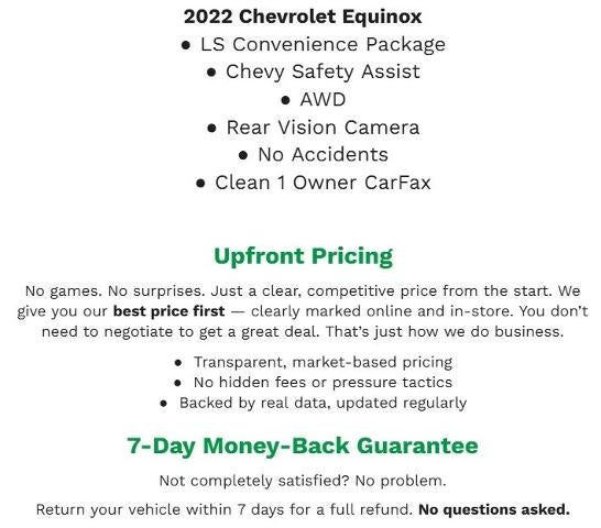 2022 Chevrolet Equinox AWD 4dr LS w/1LS