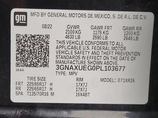 2023 Chevrolet Equinox AWD 4dr LT w/1LT