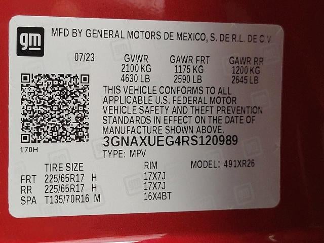 2024 Chevrolet Equinox AWD 4dr LT w/1LT