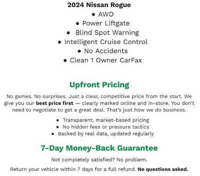 2024 Nissan Rogue AWD SV