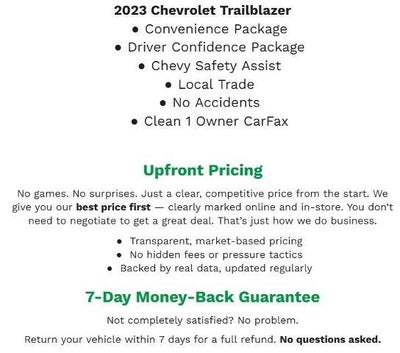 2023 Chevrolet Trailblazer FWD 4dr ACTIV