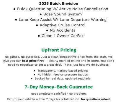 2025 Buick Envision AWD 4dr Preferred