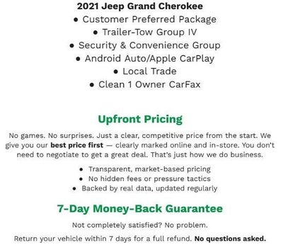 2021 Jeep Grand Cherokee Laredo E 4x4