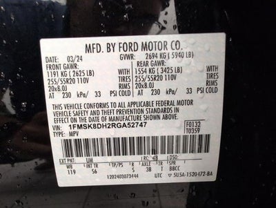 2024 Ford Explorer XLT