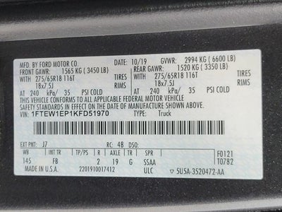 2019 Ford F-150 XLT
