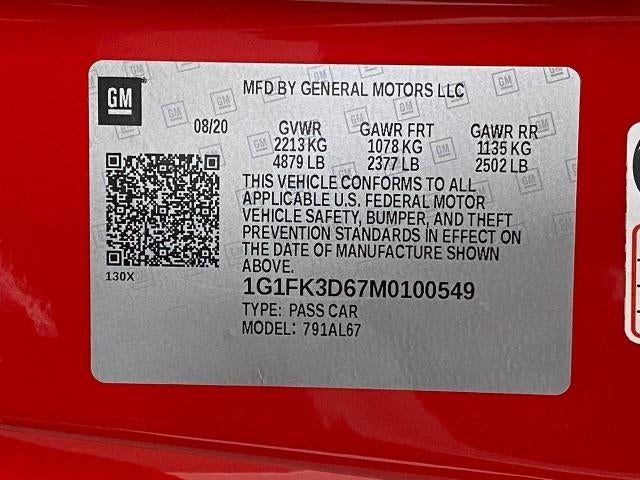 2021 Chevrolet Camaro ZL1