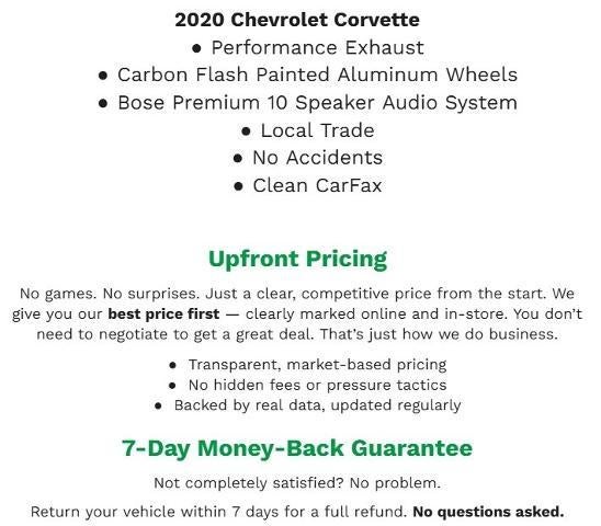 2020 Chevrolet Corvette Stingray 1LT