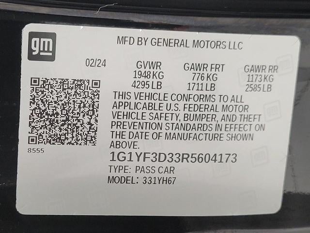 2024 Chevrolet Corvette Z06 3LZ