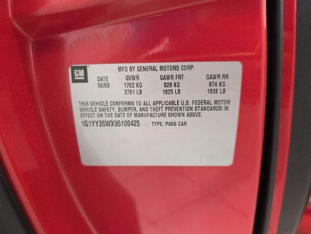 2009 Chevrolet Corvette w/3LT