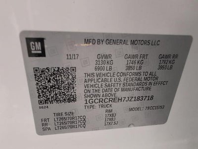 2018 Chevrolet Silverado 1500 LT