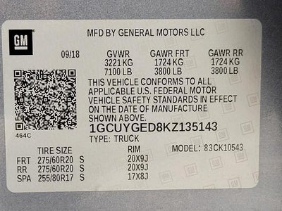 2019 Chevrolet Silverado 1500 LTZ