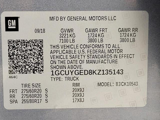 2019 Chevrolet Silverado 1500 LTZ