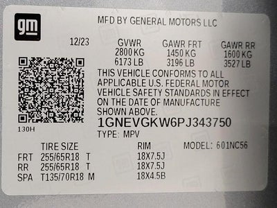 2023 Chevrolet Traverse LT Cloth